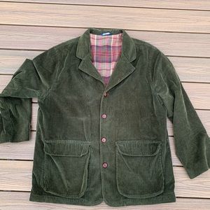 Vintage Tommy Hilfiger Green Corduroy Jacket, XL
